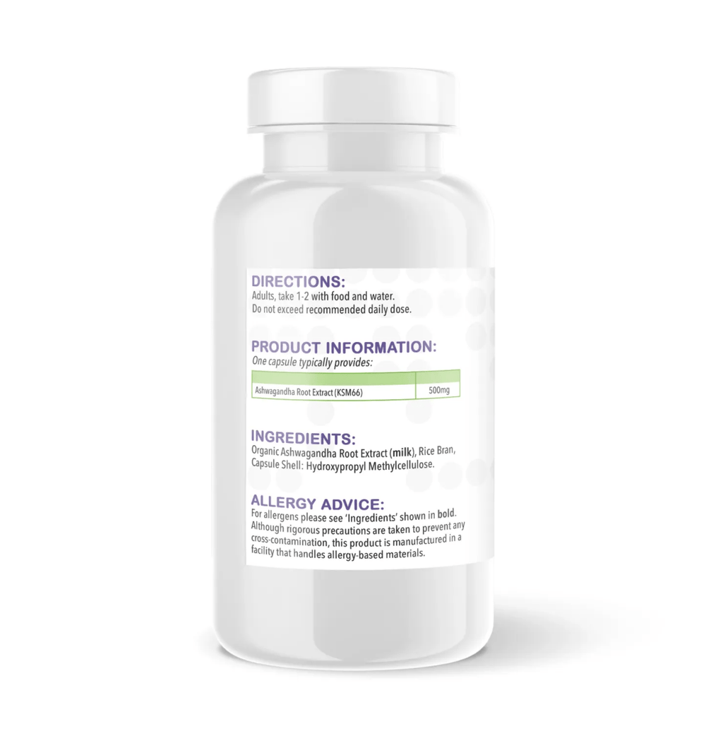 Ashwagandha KSM 66 | 500mg | Capsules | 90 Count | Supports relaxation and mental wellbeing – vh1be – Wellness made in the UK