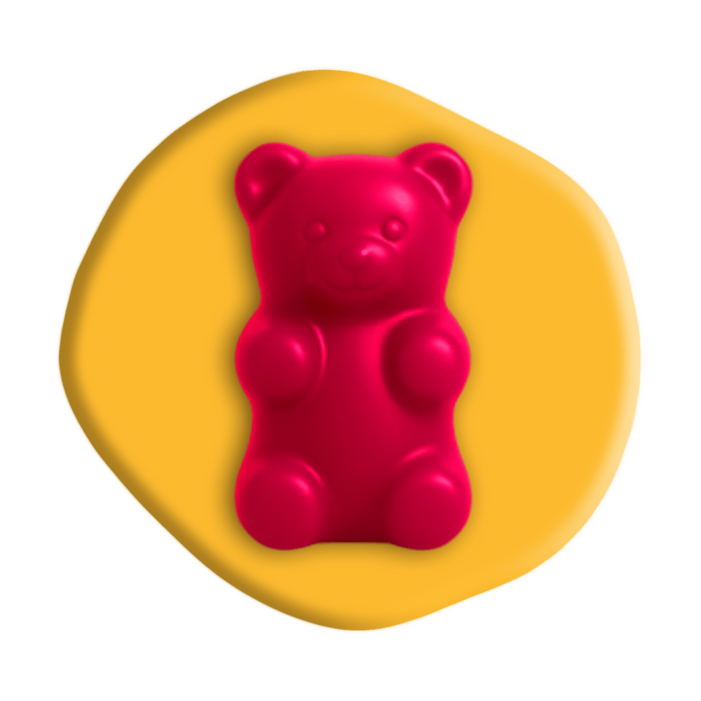 vh1be Biotin for Hair Skin and Nails 5000µg Strawberry Gummies