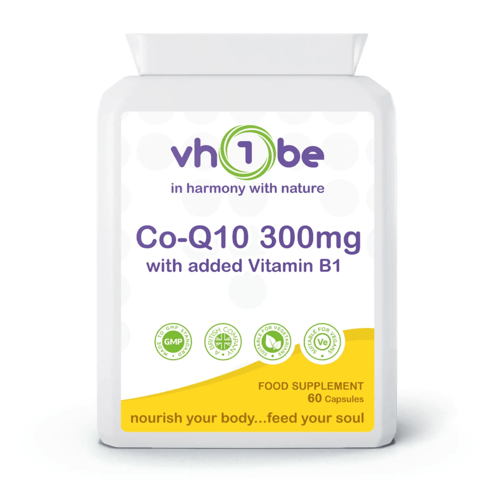 CoQ10 Plus 300mg | 60 Capsules – vh1be by vh1be – Ayurvedic & Scientific Wellness made in the UK |