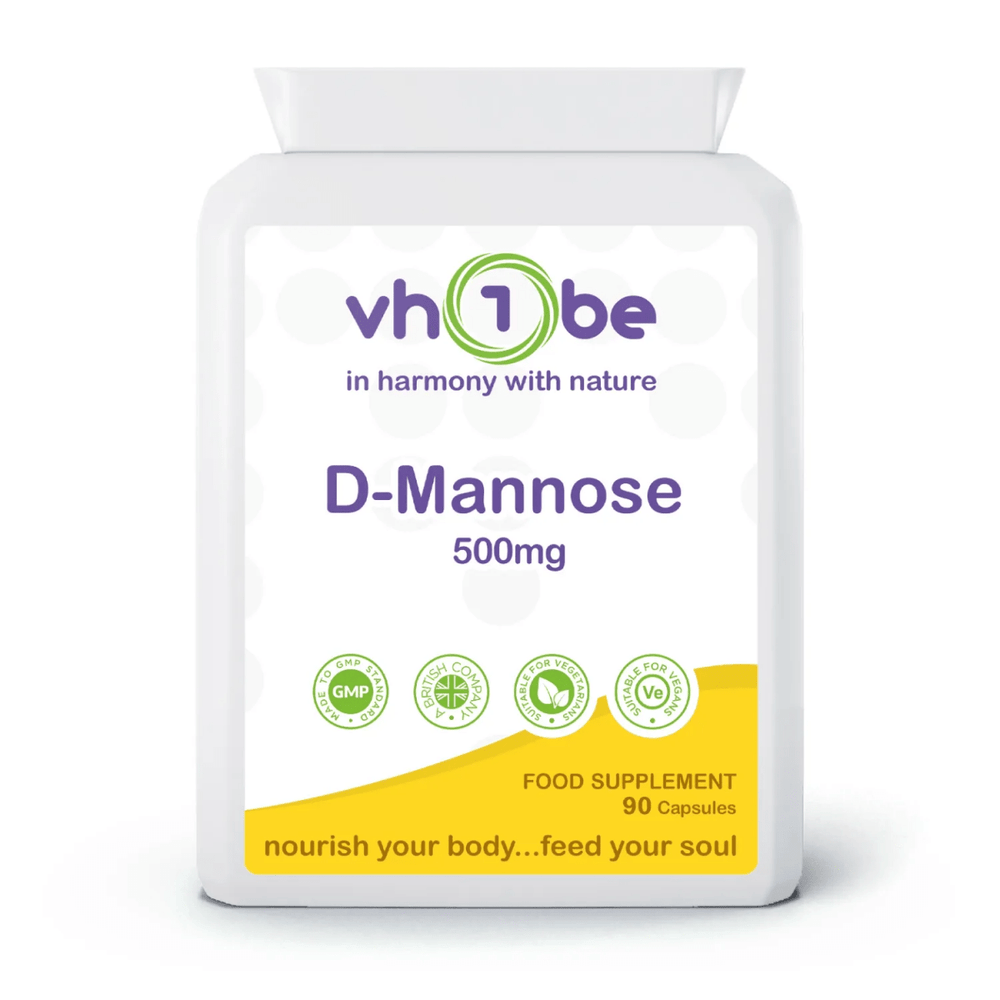 vh1be D Mannose 500mg Capsules – Urinary Health Support