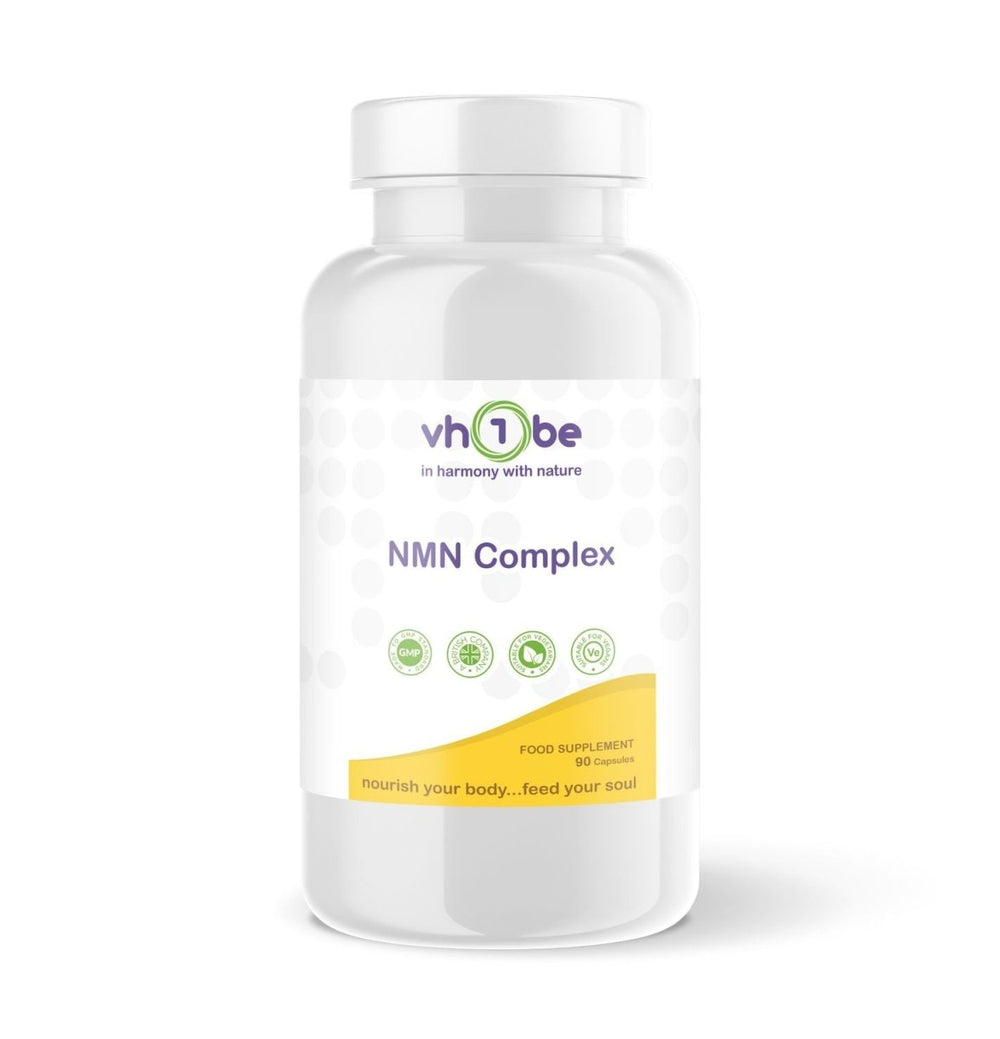 NMN Complex | 90 Vegan Capsules – vh1be by vh1be – Ayurvedic & Scientific Wellness made in the UK |