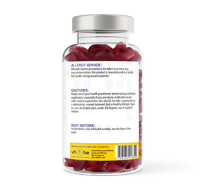Folic Acid 120 Natural Berry Flavour Gummies | Gummies | Supports general wellbeing – vh1be