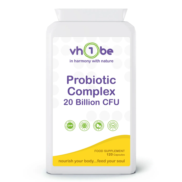 Probiotic Complex 20 Billion CFU | Capsules | 120 Count | Supports digestive wellbeing – vh1be