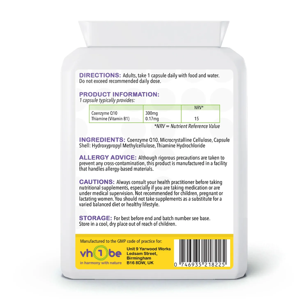 CoQ10 Plus 300mg | 60 Capsules – vh1be