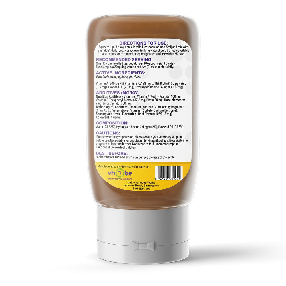 Skin and Coat Care for Dogs Beef Gravy | Supports general wellbeing – vh1be