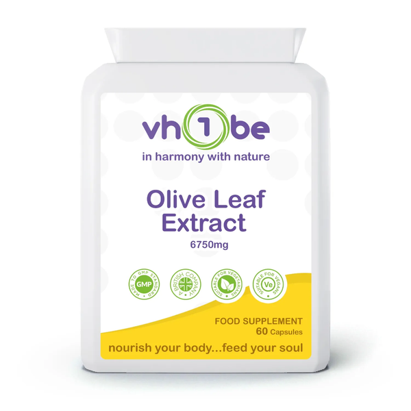Olive Leaf Extract | 6750mg | Capsules | 60 Count | Supports general wellbeing – vh1be