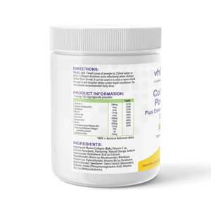 Collagen Powder Plus Essential Vitamins Orange Flavour | 300g | Powders | Supports skin, hair and nail health – vh1be