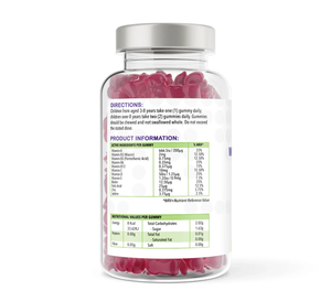 Children’s Multivitamin & Mineral Gummies – 150 Natural Berry Flavour Chews | Gummies | Supports everyday wellbeing – vh1be