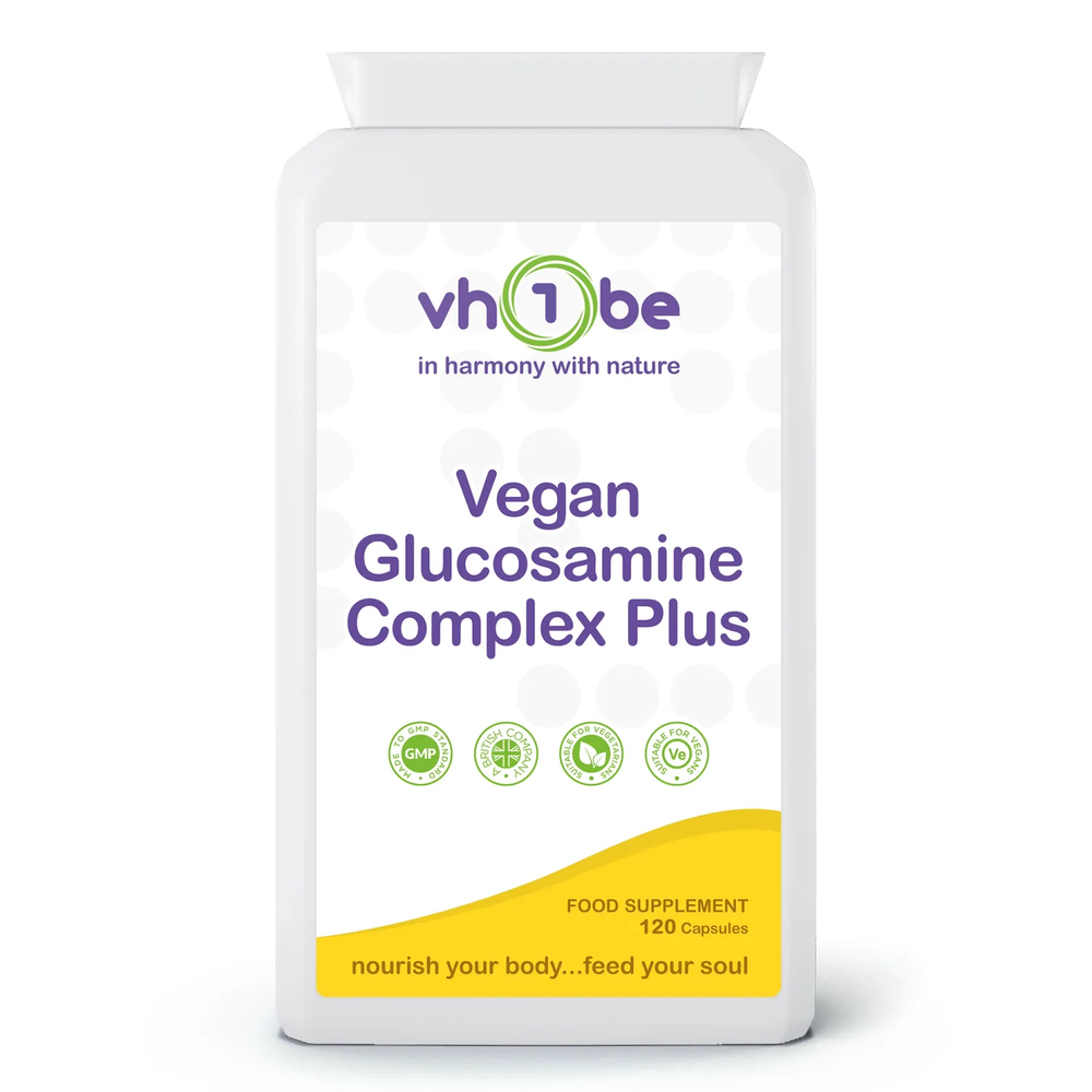 Vegan Glucosamine Complex Plus | Capsules | 120 Count | Supports general wellbeing – vh1be