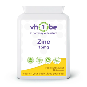 Zinc | 15mg | Capsules | 120 Count | Supports immune system function – vh1be