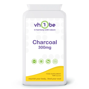 Activated Charcoal 300 mg – 120 Vegan Capsules – Pure Activated Carbon