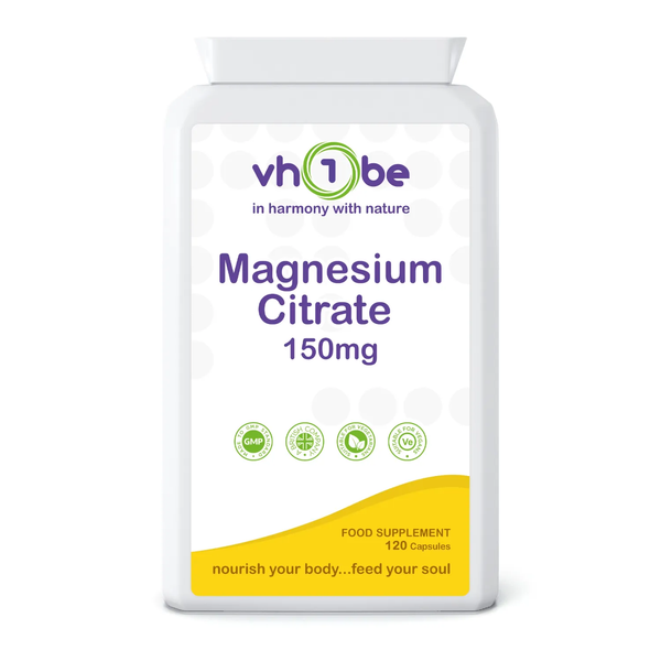Magnesium Citrate | 500 mg | Capsules | 120 Count | Supports normal muscle function and energy-yielding metabolism – vh1be