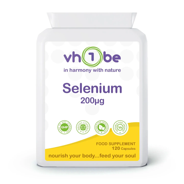 Selenium | 200mcg | Capsules | 120 Count | Supports antioxidant protection and immune system function – vh1be