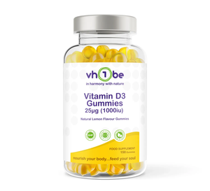 Vitamin D3 150 Lemon Flavour Gummies | 1000iu | Gummies | Supports bone and immune system function – vh1be