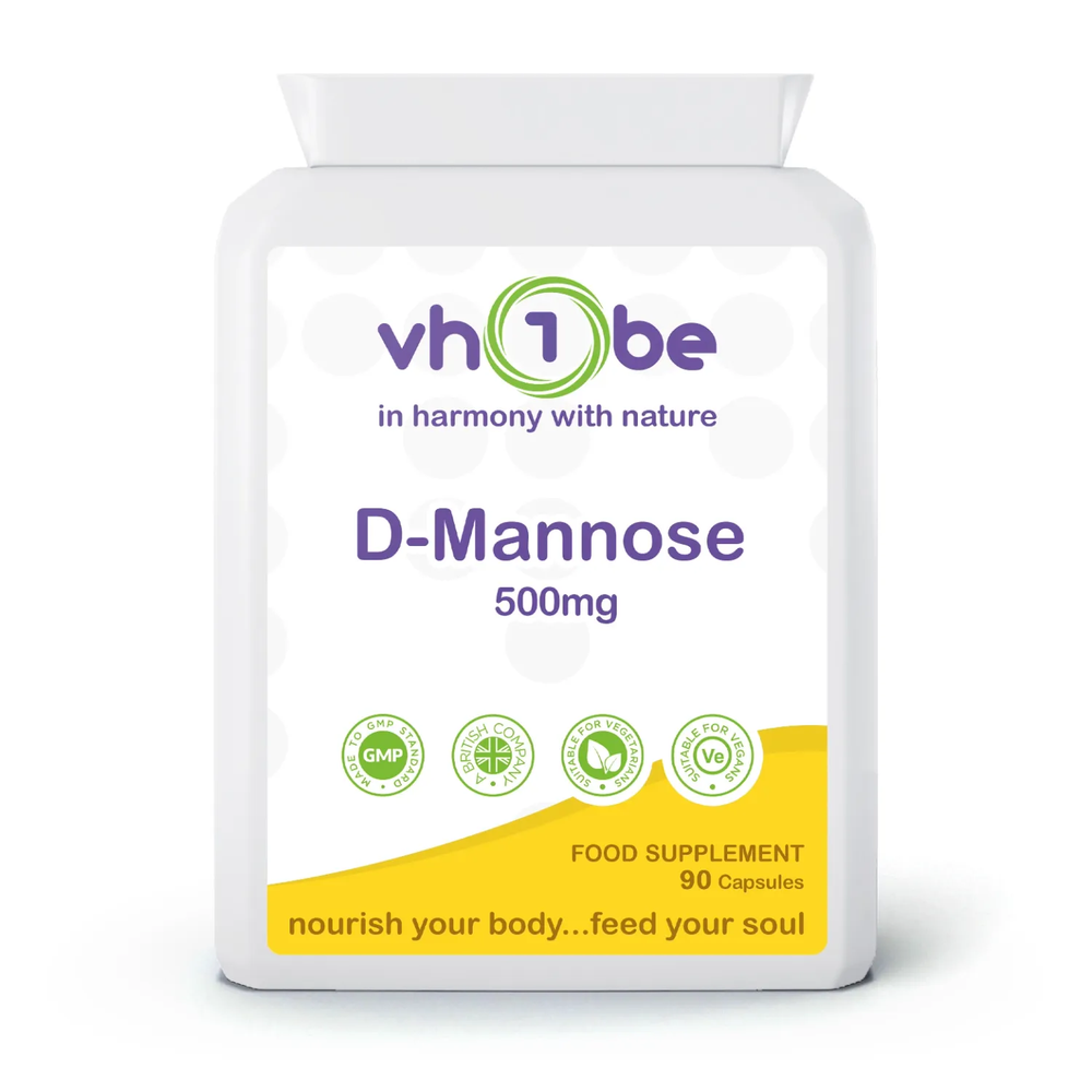 D Mannose | 500mg | Capsules | 90 Count | Supports general wellbeing – vh1be
