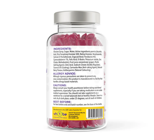Children’s Multivitamin & Mineral Gummies – 150 Natural Berry Flavour Chews | Gummies | Supports everyday wellbeing – vh1be