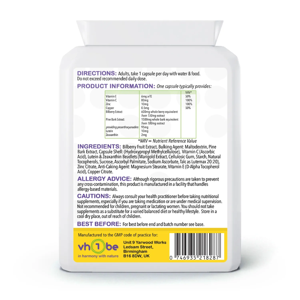 Eye Support Complex | Capsules | 60 Count | Supports general wellbeing – vh1be