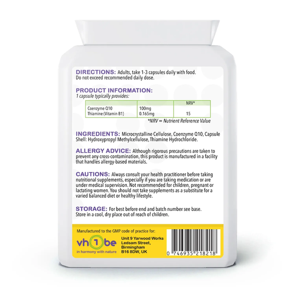 CoQ10 Plus 100mg | 90 Capsules – vh1be