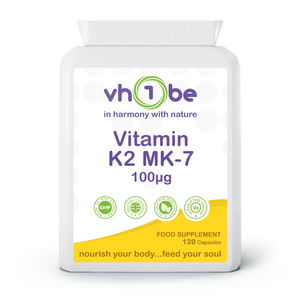 Vitamin K2 MK 7 | 100mcg | Capsules | 120 Count | Supports bone health – vh1be