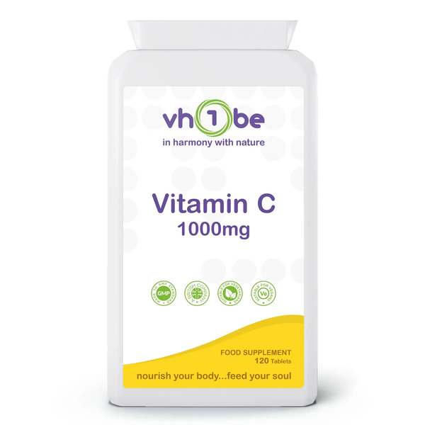 Vitamin C | 1000mg | Tablets | 120 Count | Supports immune system function and collagen formation – vh1be