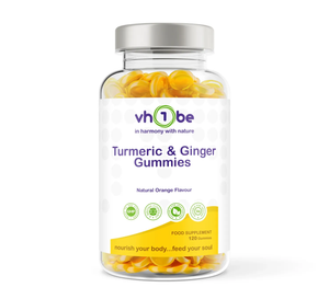 Turmeric & Ginger 120 Orange Flavour Gummies | Gummies | Supports joint mobility and everyday wellbeing – vh1be