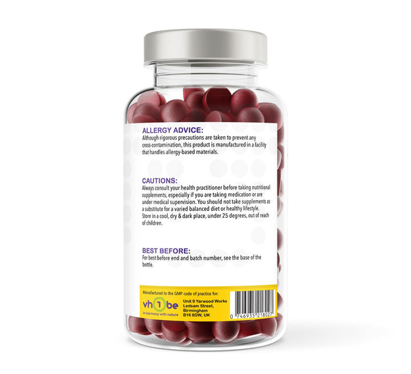 Ashwagandha 150 Natural Raspberry Flavour Gummies | 600mg | Gummies | Supports relaxation and mental wellbeing – vh1be