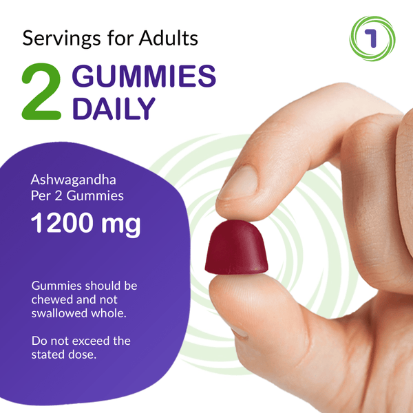 Ashwagandha Gummies | 600mg | Raspberry Flavour | Relaxation & Mental Wellbeing by vh1be – Ayurvedic & Scientific Wellness made in the UK |