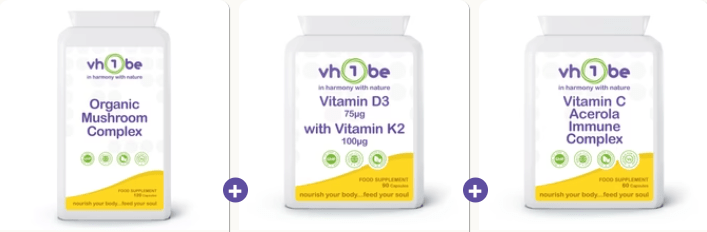 Immune + Resilience Mushroom Shield | vh1be by vh1be – Ayurvedic & Scientific Wellness Drop made in the UK | bundles