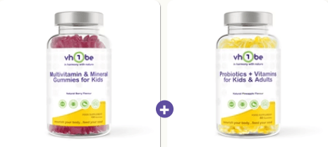 Kids Immune Daily Gummies | vh1be by vh1be – Ayurvedic & Scientific Wellness Drop made in the UK | bundles