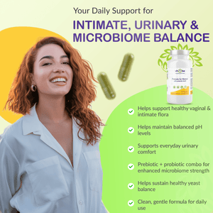 Probiotic for Women with Prebiotic Inulin | 10 Billion CFU | 60 Capsules – vh1be by vh1be – Ayurvedic & Scientific Wellness Womens Probiotics made in the UK | gut health