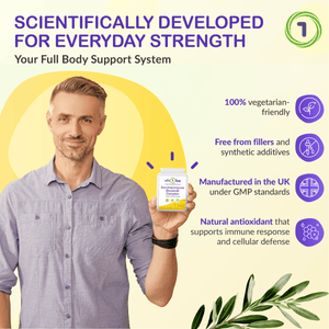 Saccharomyces Boulardii Complex – 90 Capsules | vh1be by vh1be – Ayurvedic & Scientific Wellness made in the UK |