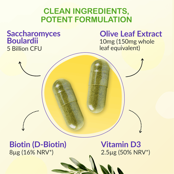 Saccharomyces Boulardii Complex – 90 Capsules | vh1be by vh1be – Ayurvedic & Scientific Wellness made in the UK |