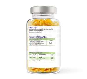 Turmeric & Ginger 120 Orange Flavour Gummies | Gummies | Supports joint mobility and everyday wellbeing – vh1be by vh1be – Ayurvedic & Scientific Wellness made in the UK |