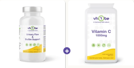 Urinary Comfort Daily Duo | vh1be by vh1be – Ayurvedic & Scientific Wellness Drop made in the UK | bladder support