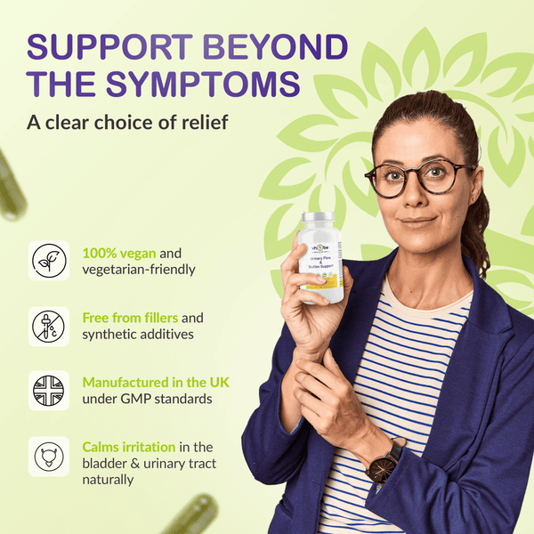 Urinary Flow & Biofilm Support – 60 Capsules | vh1be by vh1be – Ayurvedic & Scientific Wellness made in the UK |