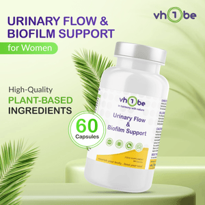 Urinary Flow & Biofilm Support – 60 Capsules | vh1be by vh1be – Ayurvedic & Scientific Wellness made in the UK |