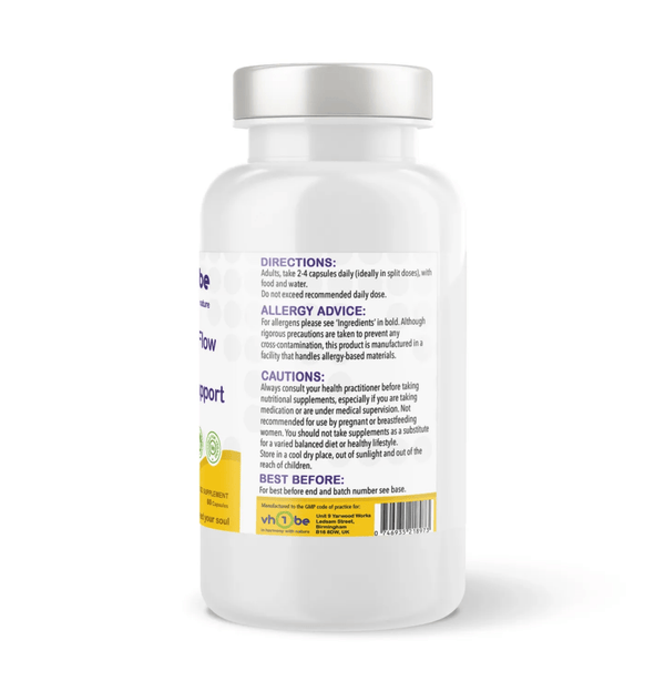 Urinary Flow & Biofilm Support | Capsules | 60 Count | Supports general wellbeing – vh1be by vh1be – Ayurvedic & Scientific Wellness made in the UK |