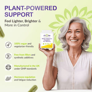 Water Balance Complex for Women | 90 Capsules | Supports Energy – vh1be by vh1be – Ayurvedic & Scientific Wellness made in the UK |