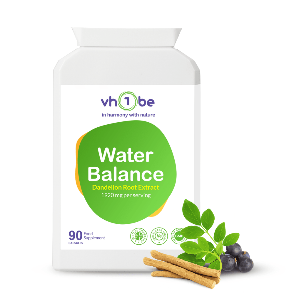 Water Balance Complex | Natural Fluid Support – vh1be by vh1be – Ayurvedic & Scientific Wellness made in the UK |