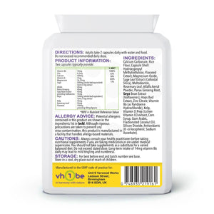 Women 50plus Menopause Support – Bone, Hormone & Vitality Capsules | vh1be by vh1be – Ayurvedic & Scientific Wellness made in the UK |